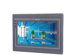 Wecon 7 inch 4 wire resistive touch screen hmi panel pc PI8070