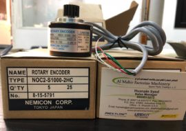 Nemicon Rotary Encoder NOC2-S1000-2HC Shaft 1000PPR Open Collector/Voltage NIB