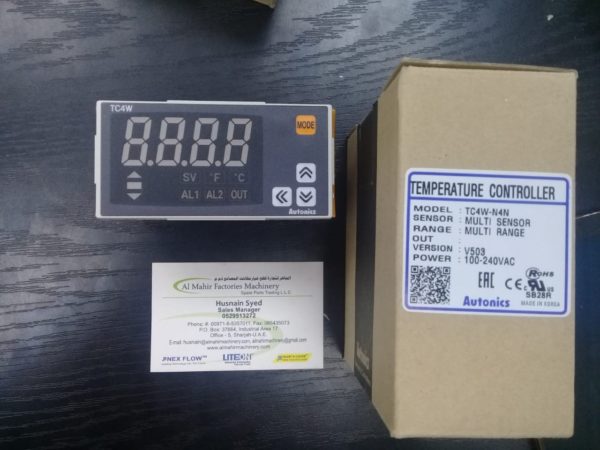 TC4W-N4N –  Temperature Controller, PID, DIN 96×48, No Alarm, Indicator Only, 100 to 240 Vac