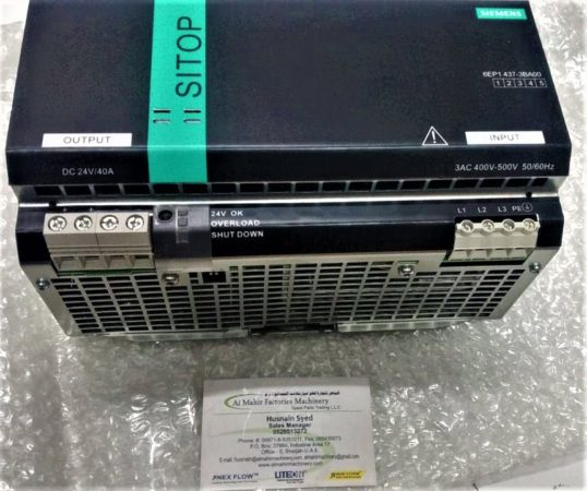 6EP1437-3BA00-8AA0 Siemens SITOP Power Module, 3-Phase