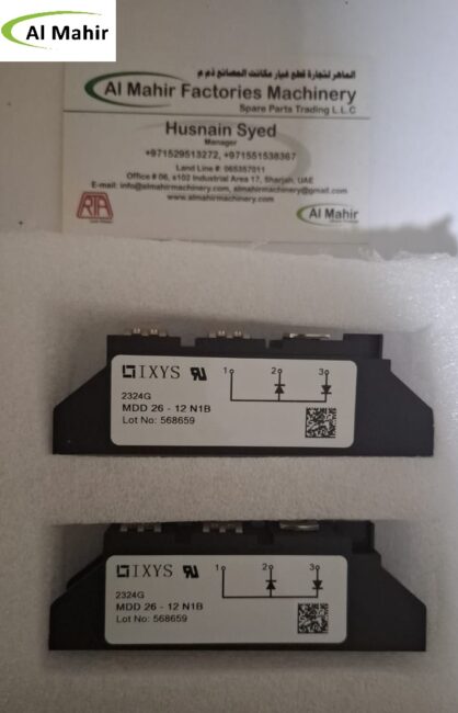 IXYS-MDD-26-12-N1B-Module AL MAHIR FACTORIES MACHINERY SPARE PARTS TR. LLC