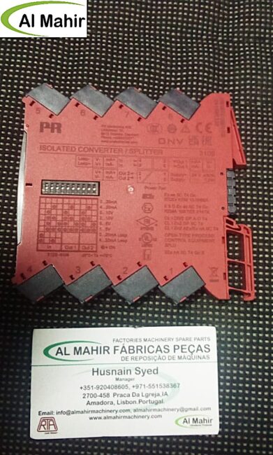 PR Electronics 3109 Signal Converter & Splitter al mahir factories machinery spare parts trading llc